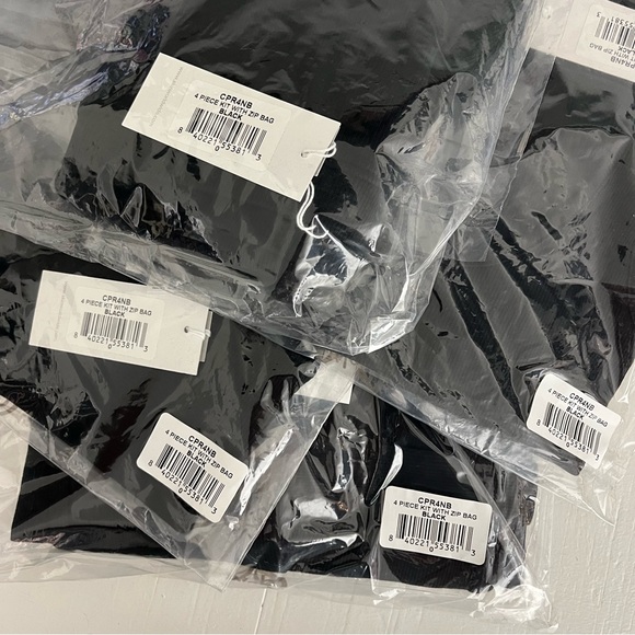 Skin 5 Piece Travel Set Size XS/S NWT Solid Black - Picture 4 of 9